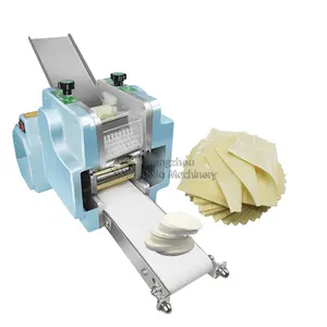 Tabletop Small Round Square Gyoza Empanada Skin Making Dumpling Dough Skin Wrapper Machine For Different Size Wrappers