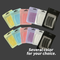 Compensateur de cils en silicone flexible et réutilisable, six teintes pastel au choix, accessoires auxiliaires pour rehaussement de cils en salon