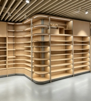 Étagère de présentation de produits pour supermarché, 4-6 niveaux, présentoir personnalisé simple et double face pour épicerie