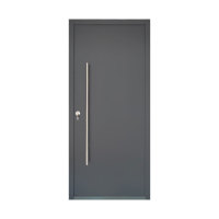 Porte d'entrée de sécurité en acier Onda FDS - Design minimaliste moderne, antivol, couleurs personnalisées, surface finie, construction durable, garantie 5 ans