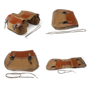 Alforja para motocicleta, bolsa <span class=keywords><strong>de</strong></span> equipaje, caja <span class=keywords><strong>de</strong></span> lona para Harley Touring Honda Shadow Suzuki Kawasaki - Product Image 3