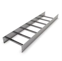 Système de gestion des câbles de type échelle pour la construction industrielle, en aluminium, acier inoxydable, finition galvanisée, capacité de 16 pièces