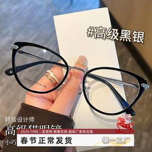 Monturas de Gafas Danyang Cat Eye, Titanio Puro TR90, Montura Completa Ligera, Gafas Graduadas para Mujer - Product Image 2