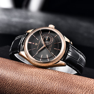 นาฬิกาข้อมืออัตโนมัติสุดหรูสำหรับผู้ชาย Pagani Design ตัวเรือนสแตนเลส สายหนังแท้ กันน้ำ 200 เมตร เครื่องญี่ปุ่น หน้าปัด 40 มม. - Product Image 3