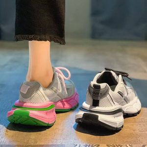 Nuove <span class=keywords><strong>Sneakers</strong></span> Chunky da <span class=keywords><strong>Donna</strong></span> Estate 2025, Colore Caramella Super Popolari, Suola Spessa, Versatili e Casual - Product Image 6