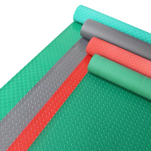 Suelo de Vinilo PVC Ecológico, Impermeable, Duradero, Antideslizante, con Patrón de Monedas de Diamante, para Centros Comerciales, Garajes, Supermercados, Puertas de Entrada - Product Image 1