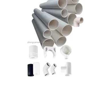 Tubulações e acessórios de PVC padrão ISO3633 para cotovelo de drenagem de 90 graus