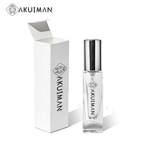 Flacone Spray di <span class=keywords><strong>Profumo</strong></span> in Vetro Vuoto Quadrato da 30ml 50ml 100ml con Pompa a Cinghia, Trasparente, Logo Personalizzabile, Grande Capacità, Ingrosso - Product Image 1