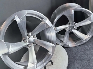 Jantes forgées SHIN, style lame brossée, légères, concaves, 5x112, 18, 19, 20, 21 pouces pour Audi A4 A5 S4 S5 RS4 RS5 Q2 Q3 <span class=keywords><strong>Q4</strong></span> - Product Image 2