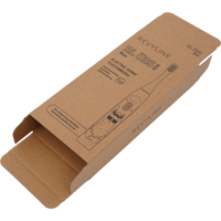 Boîte pliante en carton kraft imprimée en une seule couleur, fabriquée sur mesure avec des matériaux recyclés écologiques, pour le magasin de brosses à dents électriques Sonic pour enfants