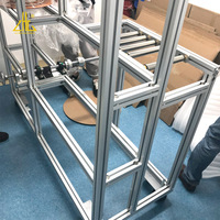 Profilé d'extrusion industriel en aluminium à fente en t robuste