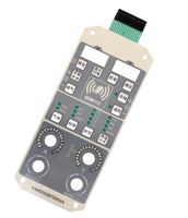 Clavier de contrôle industriel, matrice de touches, FFC, PCB, étanche, superposition graphique, bande de contact en caoutchouc silicone, piano électronique