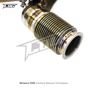 ท่อไอเสีย Boska Direct line สำหรับ Mclaren 720S Spider/Coupe 4.0T ปี 2017-2019 ท่อไอเสียไทเทเนียมแบบตรง Catback Downpipe - Product Image 5
