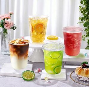 Gobelets en PET transparents jetables en forme de U pour boba, imprimés avec logo personnalisé, 89 mm, disponibles en tailles 360/400/500/600/700 ml - Product Image 4