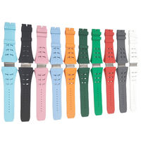 Bracelet de montre de luxe en caoutchouc fluoré respirant Mingfung Sport de haute qualité, 100 % inspecté par le contrôle qualité, pour montres Richard Mille RM11-03