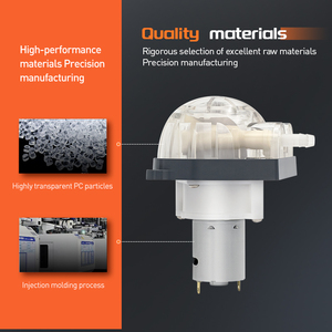 LEFOO 20 Years Manufacturer Low Noise <strong>12V</strong> DC Motor Small Peristaltic <strong>Pump</strong> for Accurate Hydroponics Nutrient Solution - Product Image 4