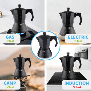 <span class=keywords><strong>Cafetera</strong></span> Espresso <span class=keywords><strong>Moka</strong></span> de Aluminio Estilo Piedra <span class=keywords><strong>para</strong></span> Cocina, Apta <span class=keywords><strong>para</strong></span> Inducción, Camping, <span class=keywords><strong>Cafetera</strong></span> Italiana <span class=keywords><strong>para</strong></span> Gas y Eléctrica - Product Image 6