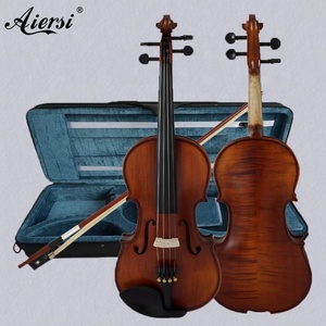 Gran oferta de Violín de madera maciza <span class=keywords><strong>4</strong></span> <span class=keywords><strong>4</strong></span> Profesional de tamaño completo buenos precios instrumento Musical mate Flamed Back Violino de China - Product Image 6