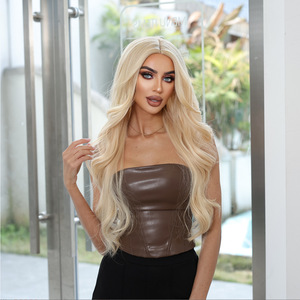 Synthetic Full <b>Lace</b> <b>Wig</b> Long Natural Women Hair <b>Wigs</b> Heat Resistant Glueless Wholesale Quality Soft Smooth Daily Use Fashion - Product Image 1