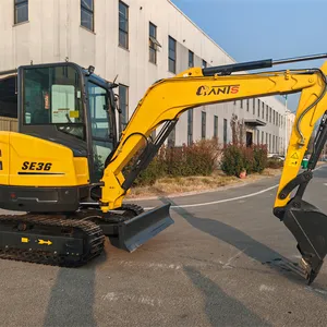 Mini máy xúc RC 3.5 tấn sản phẩm mới nhất nhỏ Máy xúc mini Digger máy xô ngón tay cái tay áo