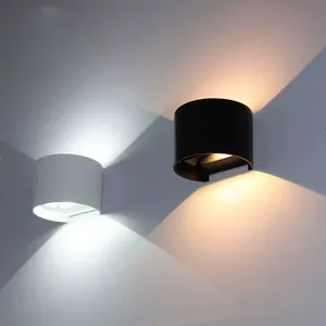 Lampe murale ronde LED RGB Wifi <span class=keywords><strong>pour</strong></span> maison connectée, luminaire de salon, chambre <span class=keywords><strong>à</strong></span> coucher, fonctionne avec Alexa et Google Assistant Tuya, autres applications - Product Image 6