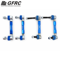 Kit de suspension réglable pour Toyota Fortuner 2009-2014 - Amortisseurs réglables + barre stabilisatrice réglable, bras de suspension et biellettes de direction - Ensemble de suspension à amortissement réglable