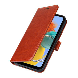 PU Flip Card Packเคสโทรศัพท์หนังสําหรับSamsung <span class=keywords><strong>Galaxy</strong></span> A03S F23 F54 A04 A23E <span class=keywords><strong>Xcover</strong></span> <span class=keywords><strong>6</strong></span> 7 <span class=keywords><strong>Pro</strong></span> 2 SC 56C R01 53D SCG12 ฝาครอบ - Product Image 5
