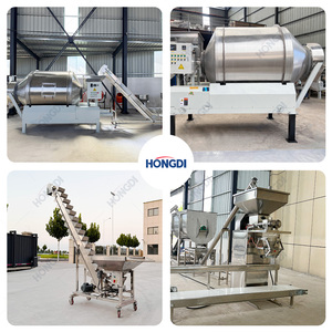 สายการผลิตบรรจุผงอัตโนมัติ, เครื่องผสมแบบดรัมหมุนพร้อมเครื่องลำเลียงแบบถังคู่ และเครื่องบรรจุแบบสกรูคู่ - Product Image 5