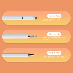 Penna Stilo Magnetica Tre-in-Uno con Touch Screen, Penna Portatile per Firma per iPad, Apple e Tablet <span class=keywords><strong>Huawei</strong></span> - Product Image 1
