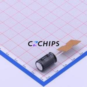 Condensateur électrolytique en aluminium à montage traversant 35ZL330MEFCT810X16, composant à montage traversant THT, D10xL16mm 330uF 20% 35V 5mm - Product Image 2