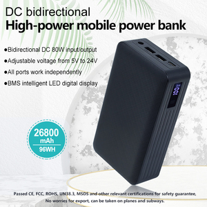 Banco de Energía Portátil para Laptop, Cargador Portátil de 268000 <span class=keywords><strong>mAh</strong></span> con Carga Rápida de CC 5V-24V para Computadoras Portátiles y Teléfonos Celulares - Product Image 2
