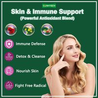 Capsules de probiotiques féminins de qualité supérieure, complexe prébiotique, soutien immunitaire, détoxification et purification, formule naturelle