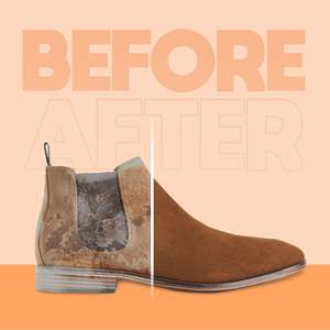 Renovador de Cuero con 2 Toallitas Limpiadoras para Zapatos de Gamuza, Nubuck y Malla, Revitalizador de Color, Cuidado sin Agua - Product Image 4