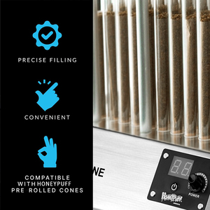Máquina Automática para Llenar Conos Knockbox Slender, Llena 100 Conos de Papel para Fumar en Solo 2 Minutos, Compatible con Múltiples Tamaños de Cono - Product Image 6