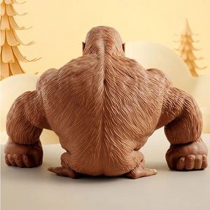 Juguete de Gorila para Apretar, Divertidos Juguetes de Mono, Juguetes Antiestrés, Gorila de Goma Elástica para Apretar y Estirar, Regalo - Product Image 4