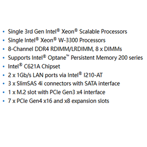 Placa Base para Servidor ATX MU72-SU0 con un Solo C621A LGA 4189 (Socket P+), Compatible con DDR4, Nuevo, Entrega Rápida, Buen Precio, E-ATX de Tercera Generación - Product Image 3
