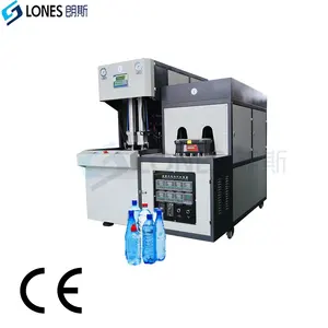 LS-B3L 2 cavity PET bottle stretch blow molding machine price spring beverage water bottle 10ML to 3L sopladora de botella pet