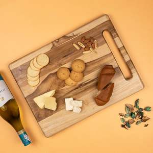 ถาดเสิร์ฟไม้เคลือบเงาสมัยใหม่สำหรับจานและถาดอาหาร โต๊ะรับประทานอาหาร งานเลี้ยง ตกแต่งบ้าน จีน - Product Image 1