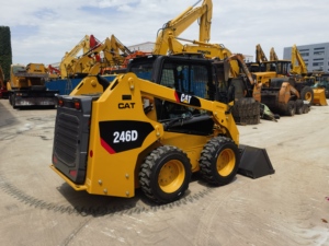 SecondHand Original Caterpillar Skid Loader Mini Loader CAT 246D Skid Steer Loaders for Sale - Product Image 2