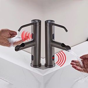 <span class=keywords><strong>Rubinetto</strong></span> Automatico Moderno di Lusso <span class=keywords><strong>con</strong></span> Dispenser di Sapone, Miscelatore Multifunzione Senza Contatto per Lavabo Bagno - Product Image 2