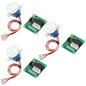 VKLSVAN 3 ensembles de moteurs pas à pas 28BYJ-48 5V DC avec carte de commande ULN2003 pour Arduino Raspberry Pi - Product Image 1