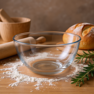 Juego de 4 Tazones para Mezclar de Cristal Bohemia, para Hornear Pan y Más - Product Image 3