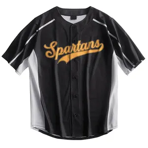 Personalized Mens Printed Custom Sublimation Pattern Baseball Shirts Club League Softball Basketball Jerseys Team Baseball Wear