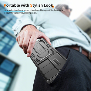 Armor Phone Camera Slider Case for Motorola G Stylus EDGE 5G for <strong>Google</strong> Pixel 9 10 Pro XL Soft TPU PC Carbon <strong>Fiber</strong> Texture Cover - Product Image 5