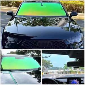 Film Teinté Caméléon 84% VLT Rouge Bleu Anti-UV Avancé pour Vitres de Voiture Nano Céramique - Product Image 4