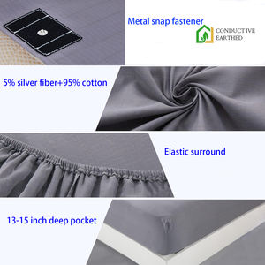 접지 시트, 수면 개선 및 통증 완화를 위한 접지된 침대 시트, 지구와 연결된 침구 - Product Image 4