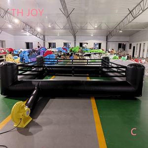 Schneller Versand, Interaktiver Aufblasbarer Boxring für Draußen, Maßgefertigte Kommerzielle Aufblasbare Wrestling-Ring-Spiele - Product Image 6
