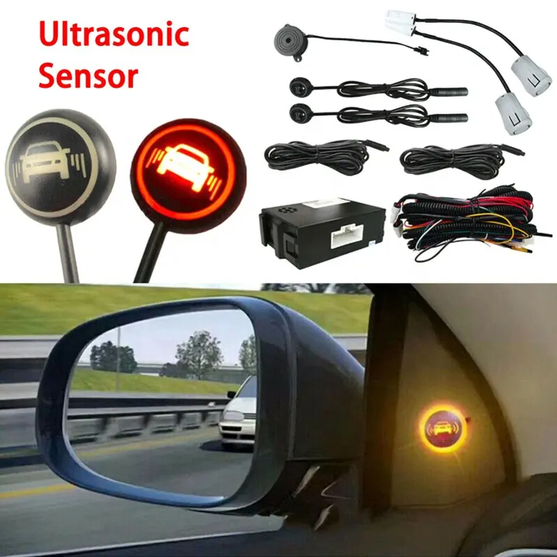 Auto Blind Spot Monitoring Systeem Ultrasone Sensor Alarm Assist Lane Veranderende Tool Spiegel Radar Detectie Systeem Intelligente