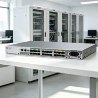 Switch Jaringan SAN FC Brocade G710 64G dengan 8 Port Aktif Dilengkapi Transceiver SFP+ Peralatan Fibre Channel Gen7