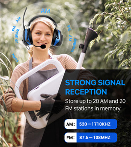 Orejeras <span class=keywords><strong>de</strong></span> Protección Auditiva con Bluetooth, Radio AM/FM y Micrófono Externo para <span class=keywords><strong>Caza</strong></span> y Tiro - Product Image 6